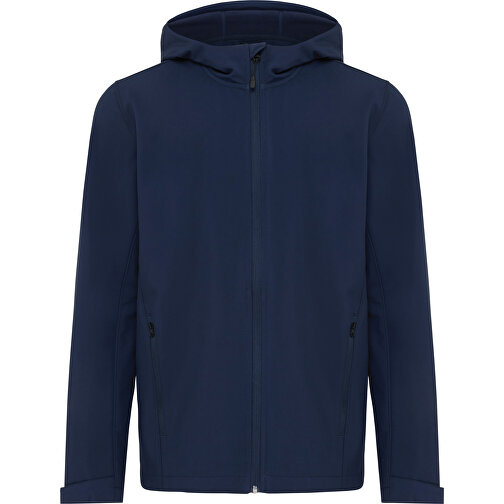 Iqoniq Makalu Herren Softshelljacke Aus Recyceltem Polyester , navy blau, 91% recyceltes Polyester, 7% recyceltes TPU, 2% Elastan, XXXL, 79,00cm x 3,00cm (Länge x Höhe), Bild 1