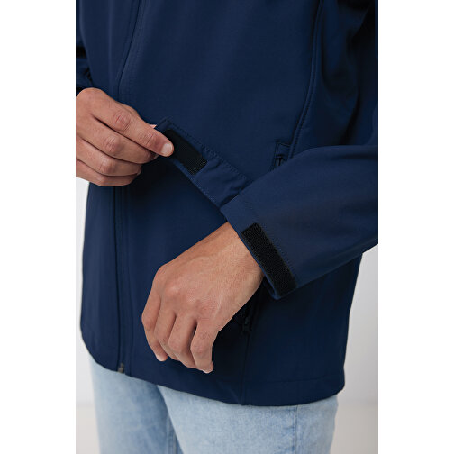 Iqoniq Makalu Herren Softshelljacke Aus Recyceltem Polyester , navy blau, 91% recyceltes Polyester, 7% recyceltes TPU, 2% Elastan, XXL, 77,00cm x 3,00cm (Länge x Höhe), Bild 11