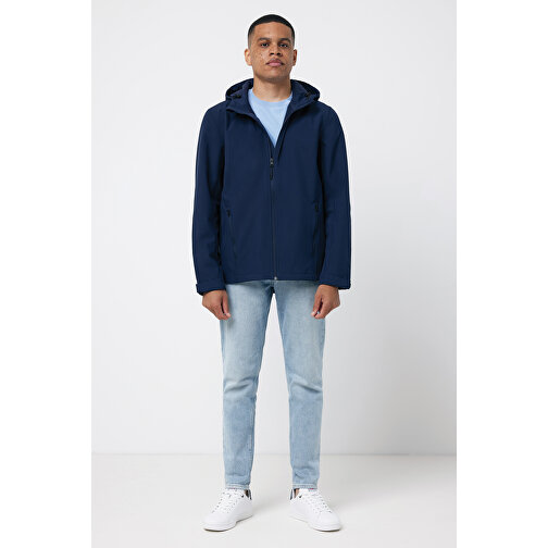 Iqoniq Makalu Herren Softshelljacke Aus Recyceltem Polyester , navy blau, 91% recyceltes Polyester, 7% recyceltes TPU, 2% Elastan, XXL, 77,00cm x 3,00cm (Länge x Höhe), Bild 7