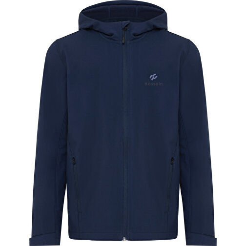 Iqoniq Makalu Herren Softshelljacke Aus Recyceltem Polyester , navy blau, 91% recyceltes Polyester, 7% recyceltes TPU, 2% Elastan, S, 69,00cm x 2,50cm (Länge x Höhe), Bild 13