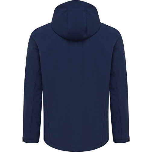 Iqoniq Makalu Herren Softshelljacke Aus Recyceltem Polyester , navy blau, 91% recyceltes Polyester, 7% recyceltes TPU, 2% Elastan, S, 69,00cm x 2,50cm (Länge x Höhe), Bild 2