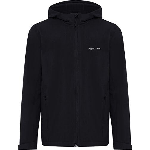 Iqoniq Makalu Herren Softshelljacke Aus Recyceltem Polyester , schwarz, 91% recyceltes Polyester, 7% recyceltes TPU, 2% Elastan, XXXL, 79,00cm x 3,00cm (Länge x Höhe), Bild 11