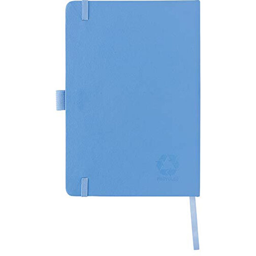 Sam A5 Notizbuch Aus RCS Zertifiziertem Lederfaserstoff , sky blue, Lederfaserstoff, 21,00cm x 1,10cm (Länge x Höhe), Bild 2