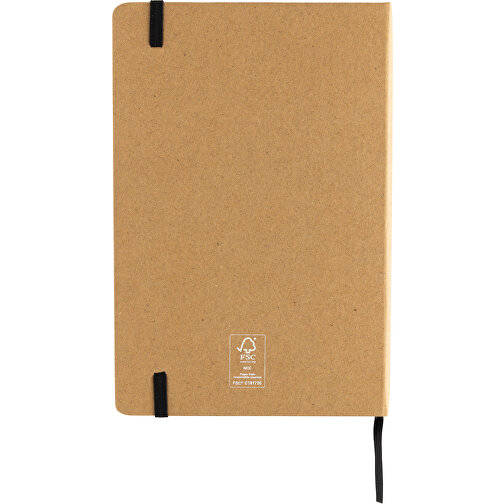 Cuaderno Craftstone A5 de papel reciclado. Papel kraft y piedra, Imagen 5