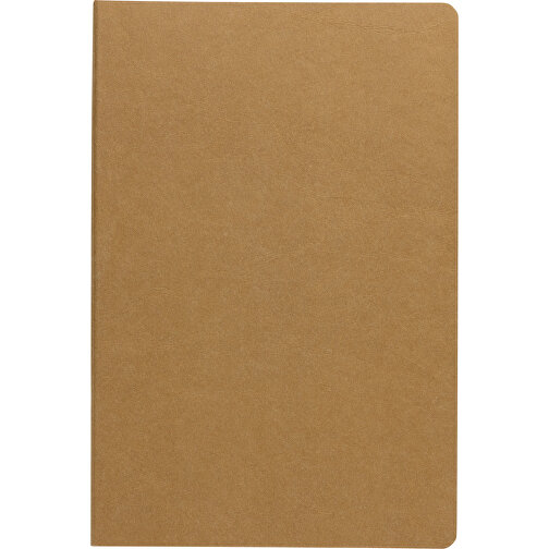 Salton Luxus Kraftpapier Notizbuch A5 , braun, Papier, 21,00cm x 1,00cm (Länge x Höhe), Bild 4