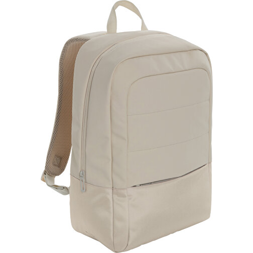 Armond AWARE™ RPET 15.6' Basic Laptop-Rucksack , beige, PET - recycelt, 31,00cm x 44,00cm (Länge x Höhe), Bild 1