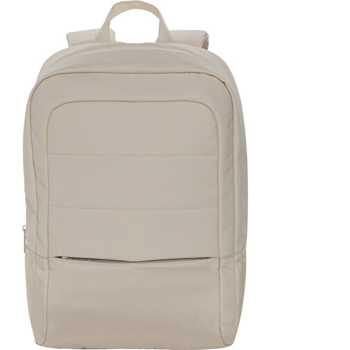 Armond AWARE™ RPET 15.6' Basic Laptop-Rucksack , beige, PET - recycelt, 31,00cm x 44,00cm (Länge x Höhe), Bild 2