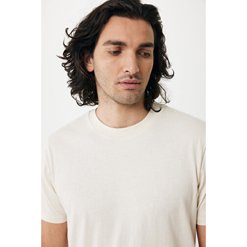 Iqoniq Sierra Lightweight T-Shirt Aus Recycelter Baumwolle , natural raw, 30% recycelte und 70% biologische Baumwolle, 5XL, 84,00cm x 1,00cm (Länge x Höhe), Bild 9