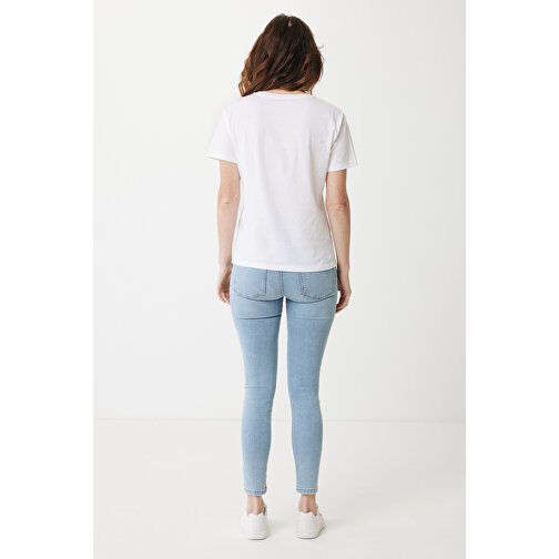 Iqoniq Sierra Lightweight T-Shirt Aus Recycelter Baumwolle , weiss, 30% recycelte und 70% biologische Baumwolle, M, 73,00cm x 1,00cm (Länge x Höhe), Bild 5