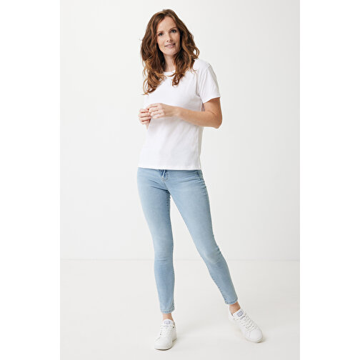 Iqoniq Sierra Lightweight T-Shirt Aus Recycelter Baumwolle , weiß, 30% recycelte und 70% biologische Baumwolle, L, 75,00cm x 1,00cm (Länge x Höhe), Bild 4