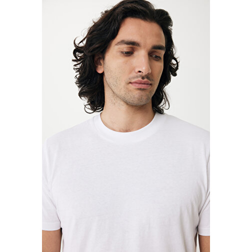 Iqoniq Sierra Lightweight T-Shirt Aus Recycelter Baumwolle , weiß, 30% recycelte und 70% biologische Baumwolle, 5XL, 84,00cm x 1,00cm (Länge x Höhe), Bild 12