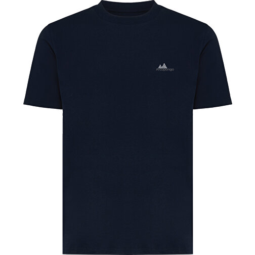 Iqoniq Sierra Lightweight T-Shirt Aus Recycelter Baumwolle , navy blau, 30% recycelte und 70% biologische Baumwolle, M, 73,00cm x 1,00cm (Länge x Höhe), Bild 3