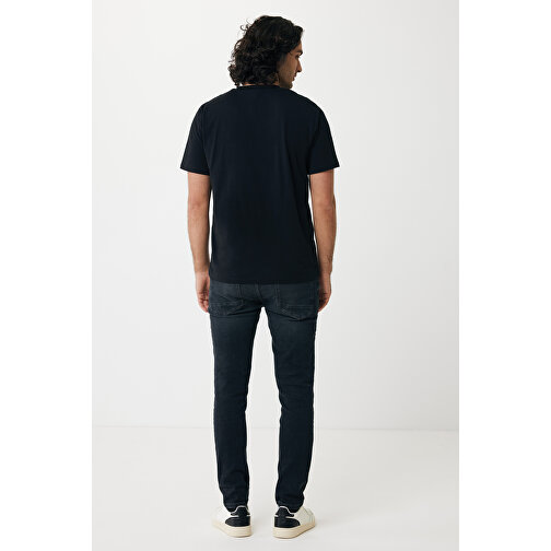 Iqoniq Sierra Lightweight T-Shirt Aus Recycelter Baumwolle , schwarz, 30% recycelte und 70% biologische Baumwolle, M, 73,00cm x 1,00cm (Länge x Höhe), Bild 4