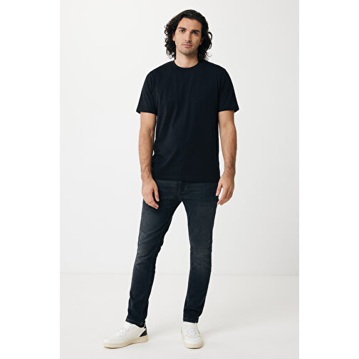 Iqoniq Sierra Lightweight T-Shirt Aus Recycelter Baumwolle , schwarz, 30% recycelte und 70% biologische Baumwolle, 4XL, 83,00cm x 1,00cm (Länge x Höhe), Bild 3