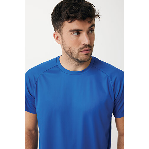 Iqoniq Tikal Sport Quick-Dry T-Shirt Aus Rec. Polyester , Königsblau, 100% recyceltes Polyester, XXXL, 80,00cm x 0,50cm (Länge x Höhe), Bild 10