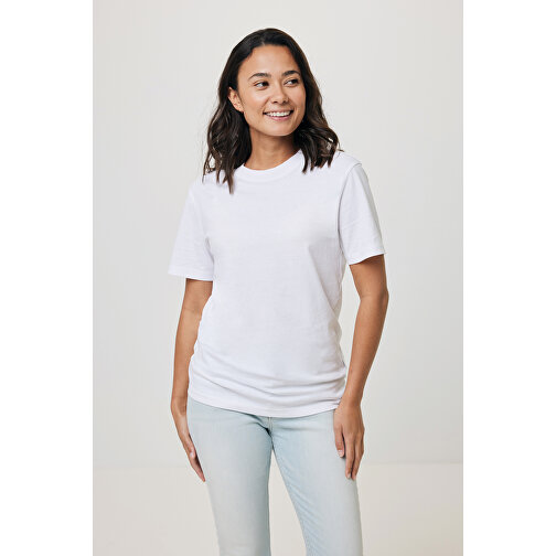 Iqoniq Bryce T-Shirt Aus Recycelter Baumwolle , weiss, 50% recycelte und 50% biologische Baumwolle, 5XL, 83,00cm x 0,50cm (Länge x Höhe), Bild 19