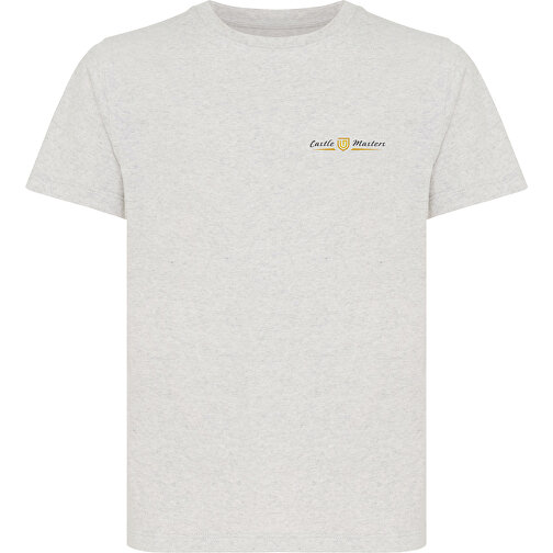 Iqoniq Koli Kids T-Shirt Aus Recycelter Baumwolle , ungefärbte helles Grau, 30% recycelte und 70% biologische Baumwolle, 34, 42,00cm x 0,50cm (Länge x Höhe), Bild 3