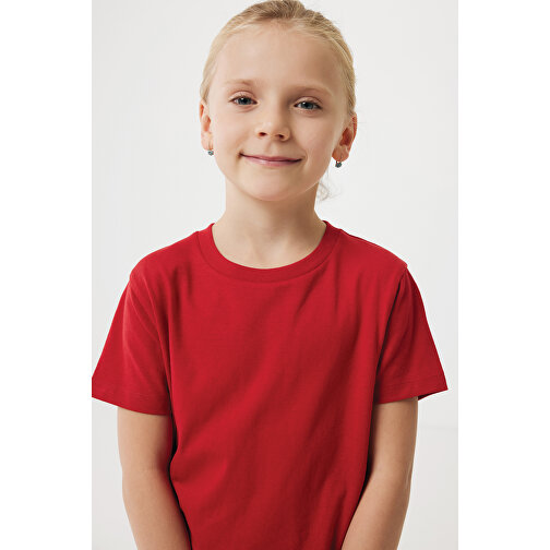 Iqoniq Koli Kids T-Shirt Aus Recycelter Baumwolle , rot, 30% recycelte und 70% biologische Baumwolle, 9-10, 56,00cm x 0,50cm (Länge x Höhe), Bild 6