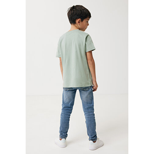 Iqoniq Koli Kids T-Shirt Aus Recycelter Baumwolle , Iceberg green, 30% recycelte und 70% biologische Baumwolle, 9-10, 56,00cm x 0,50cm (Länge x Höhe), Bild 4