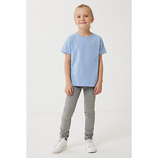 Iqoniq Koli Kids T-Shirt Aus Recycelter Baumwolle , sky blue, 30% recycelte und 70% biologische Baumwolle, 34, 42,00cm x 0,50cm (Länge x Höhe), Bild 4