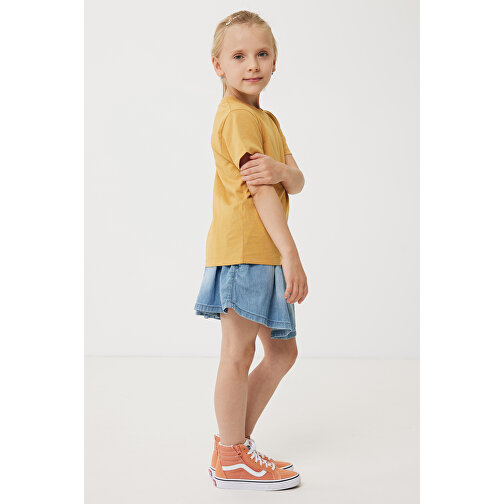 Iqoniq Koli Kids T-Shirt Aus Recycelter Baumwolle , ochre yellow, 30% recycelte und 70% biologische Baumwolle, 78, 51,00cm x 0,50cm (Länge x Höhe), Bild 3