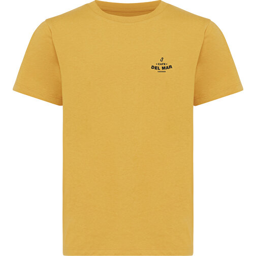 Iqoniq Koli Kids T-Shirt Aus Recycelter Baumwolle , ochre yellow, 30% recycelte und 70% biologische Baumwolle, 56, 46,00cm x 0,50cm (Länge x Höhe), Bild 8