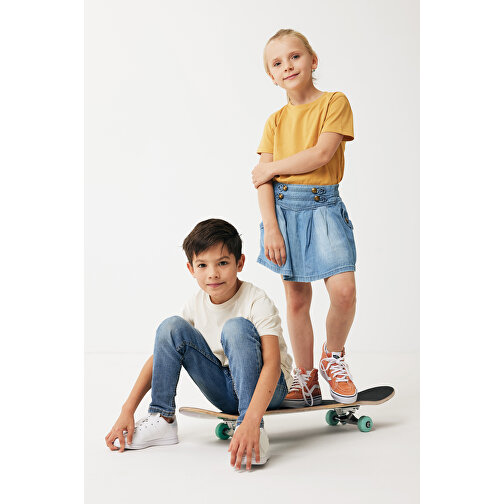 Iqoniq Koli Kids T-Shirt Aus Recycelter Baumwolle , natural raw, 30% recycelte und 70% biologische Baumwolle, 9-10, 56,00cm x 0,50cm (Länge x Höhe), Bild 7