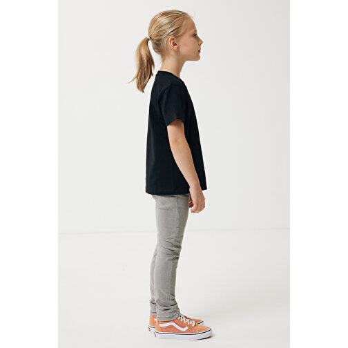 Iqoniq Koli Kids T-Shirt Aus Recycelter Baumwolle , schwarz, 30% recycelte und 70% biologische Baumwolle, 9-10, 56,00cm x 0,50cm (Länge x Höhe), Bild 9