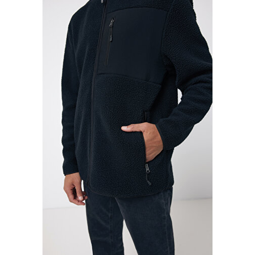 Iqoniq Diran Fleecejacke Aus Recyceltem Polyesterflor , schwarz, 100% recyceltes Polyester, L, 75,00cm x 3,00cm (Länge x Höhe), Bild 14