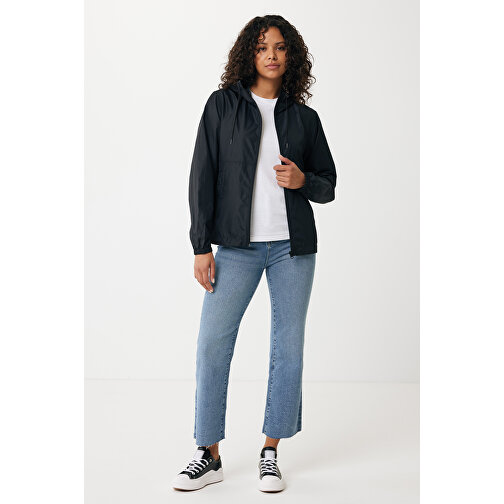 Iqoniq Logan Lightweight Jacke Aus Recyceltem Polyester , schwarz, 100% recyceltes Polyester, XS, 64,00cm x 0,50cm (Länge x Höhe), Bild 6