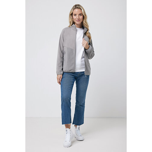 Iqoniq Talung Mikrofleece Jacke Aus Recyceltem Polyester , storm grey, 100% recyceltes Polyester, XXL, 77,50cm x 2,70cm (Länge x Höhe), Bild 9