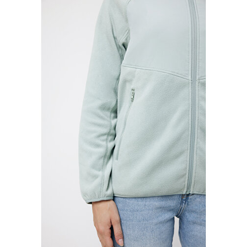 Iqoniq Talung Mikrofleece Jacke Aus Recyceltem Polyester , Iceberg green, 100% recyceltes Polyester, XXXL, 79,50cm x 3,50cm (Länge x Höhe), Bild 13