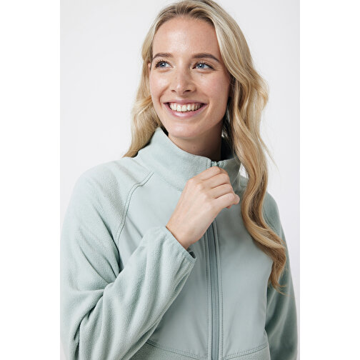 Iqoniq Talung Mikrofleece Jacke Aus Recyceltem Polyester , Iceberg green, 100% recyceltes Polyester, XXL, 77,50cm x 2,70cm (Länge x Höhe), Bild 12