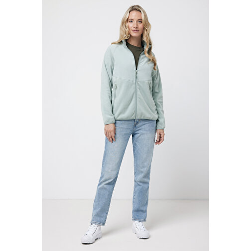 Iqoniq Talung Mikrofleece Jacke Aus Recyceltem Polyester , Iceberg green, 100% recyceltes Polyester, XXL, 77,50cm x 2,70cm (Länge x Höhe), Bild 6