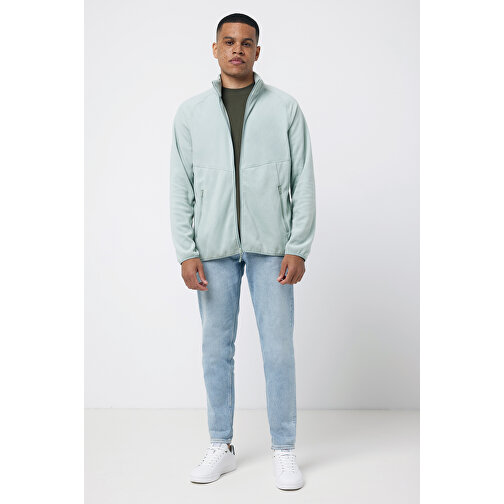 Iqoniq Talung Mikrofleece Jacke Aus Recyceltem Polyester , Iceberg green, 100% recyceltes Polyester, S, 67,50cm x 2,70cm (Länge x Höhe), Bild 10