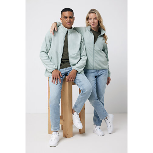 Iqoniq Talung Mikrofleece Jacke Aus Recyceltem Polyester , Iceberg green, 100% recyceltes Polyester, S, 67,50cm x 2,70cm (Länge x Höhe), Bild 4