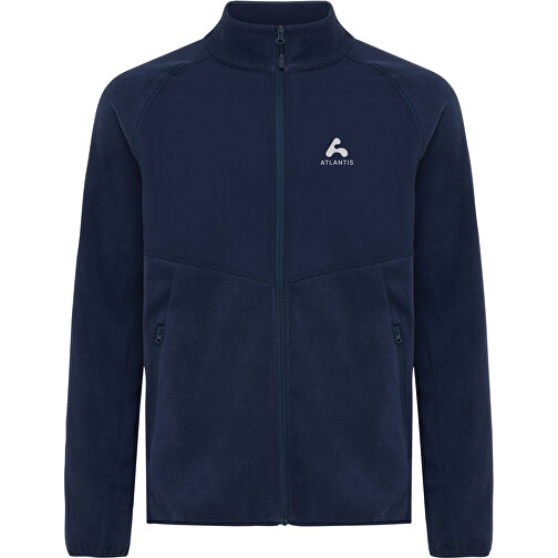 Iqoniq Talung Mikrofleece Jacke Aus Recyceltem Polyester , navy blau, 100% recyceltes Polyester, XXS, 60,50cm x 3,50cm (Länge x Höhe), Bild 12