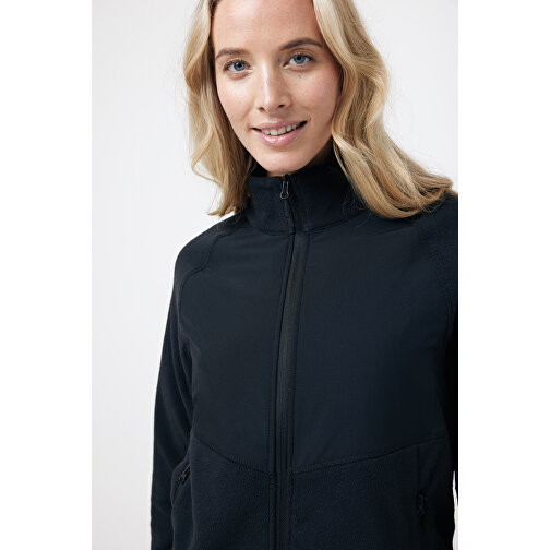 Iqoniq Talung Mikrofleece Jacke Aus Recyceltem Polyester , schwarz, 100% recyceltes Polyester, XXL, 77,50cm x 2,70cm (Länge x Höhe), Bild 11