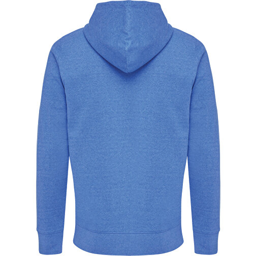 Iqoniq Abisko Zip-Kapuzenpullover Aus Recycelter Baumwolle , heather blue, 50% recycelte und 50% biologische Baumwolle, XL, 76,00cm x 1,00cm (Länge x Höhe), Bild 2