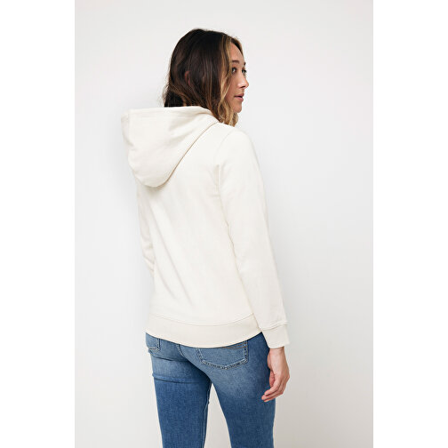 Iqoniq Abisko Zip-Kapuzenpullover Aus Recycelter Baumwolle , natural raw, 50% recycelte und 50% biologische Baumwolle, XXL, 78,00cm x 1,00cm (Länge x Höhe), Bild 10