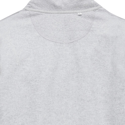 Iqoniq Abisko Zip-Kapuzenpullover Aus Recycelter Baumwolle , heather grey, 50% recycelte und 50% biologische Baumwolle, XXL, 78,00cm x 1,00cm (Länge x Höhe), Bild 3