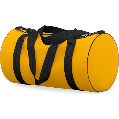 Sporttasche Modernfit , hellorange / schwarz, Sublimation Poliester 300g, 27,00cm x 27,00cm x 50,00cm (Länge x Höhe x Breite), Bild 2