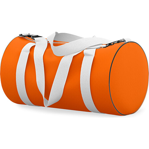 Sporttasche Modernfit , orange / weiß, Sublimation Poliester 300g, 27,00cm x 27,00cm x 50,00cm (Länge x Höhe x Breite), Bild 2