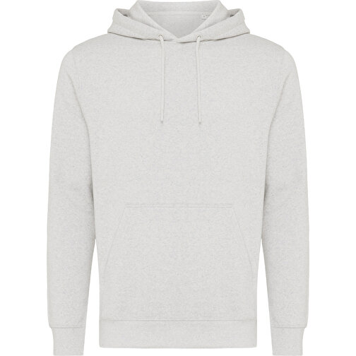 Iqoniq Rila Lightweight Hoodie Aus Recycelter Baumwolle , ungefärbte helles Grau, 30% recycelte und 70% biologische Baumwolle, XL, 76,00cm x 1,00cm (Länge x Höhe), Bild 1