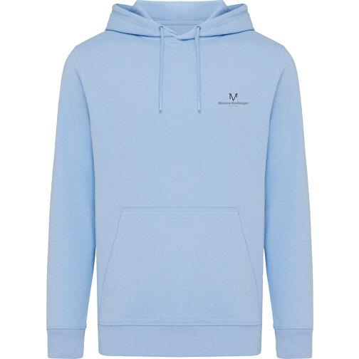 Iqoniq Rila Lightweight Hoodie Aus Recycelter Baumwolle , sky blue, 30% recycelte und 70% biologische Baumwolle, XXXL, 80,00cm x 1,00cm (Länge x Höhe), Bild 13