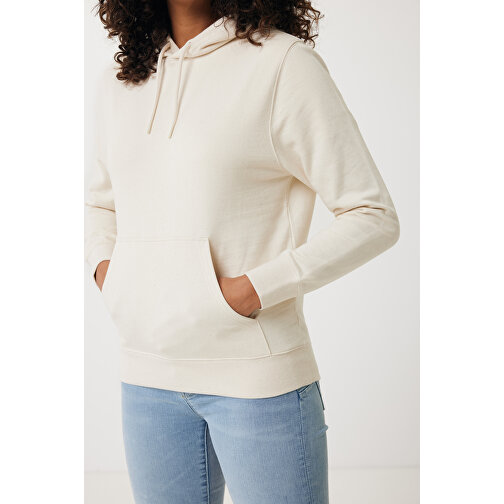 Iqoniq Rila Lightweight Hoodie Aus Recycelter Baumwolle , natural raw, 30% recycelte und 70% biologische Baumwolle, XXXL, 80,00cm x 1,00cm (Länge x Höhe), Bild 12