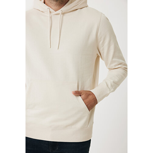 Iqoniq Rila Lightweight Hoodie Aus Recycelter Baumwolle , natural raw, 30% recycelte und 70% biologische Baumwolle, XS, 64,00cm x 1,00cm (Länge x Höhe), Bild 11