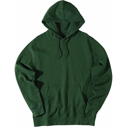 Iqoniq Rila Lightweight Hoodie Aus Recycelter Baumwolle , forest green, 30% recycelte und 70% biologische Baumwolle, XXXL, 80,00cm x 1,00cm (Länge x Höhe), Bild 3