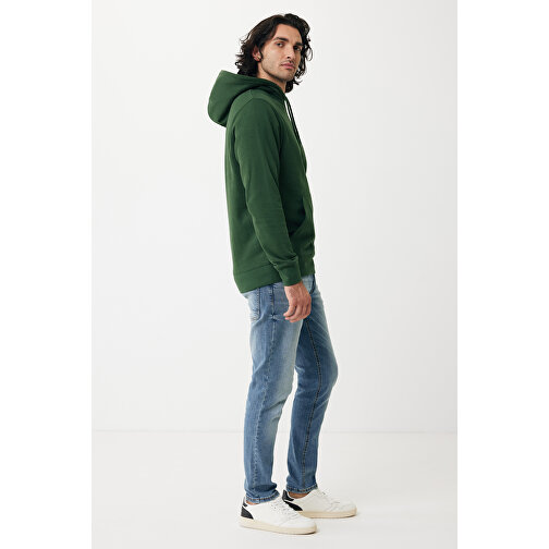 Iqoniq Rila Lightweight Hoodie Aus Recycelter Baumwolle , forest green, 30% recycelte und 70% biologische Baumwolle, XXXL, 80,00cm x 1,00cm (Länge x Höhe), Bild 7