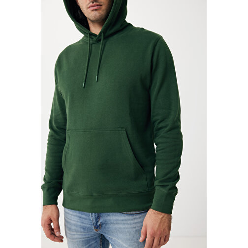 Iqoniq Rila Lightweight Hoodie Aus Recycelter Baumwolle , forest green, 30% recycelte und 70% biologische Baumwolle, XXL, 78,00cm x 1,00cm (Länge x Höhe), Bild 13